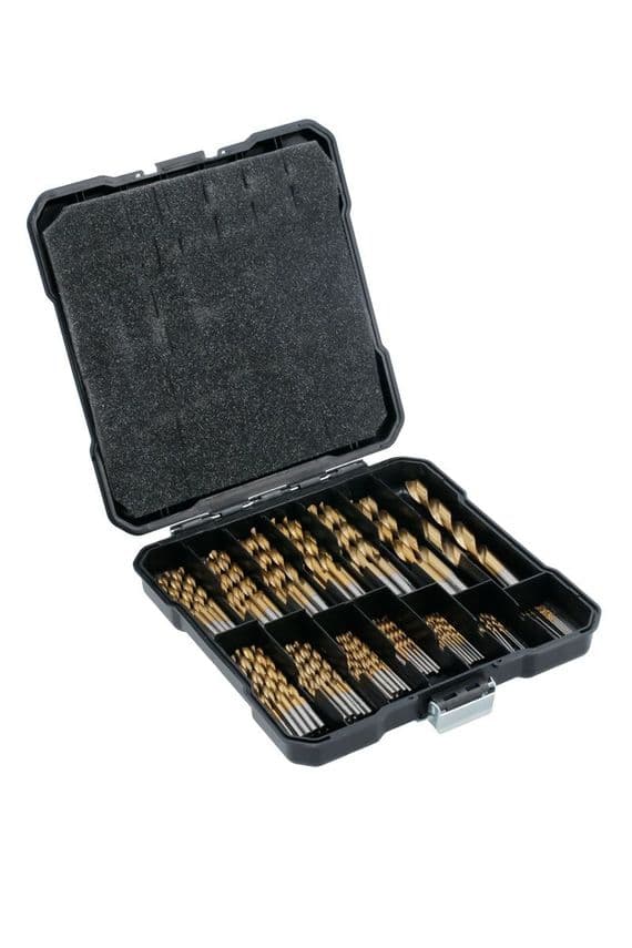 Laser Tools 8750 TiN Coated Drill Bit Set 99 Piece