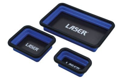 Laser Tools 8755 Magnetic Parts Tray 3 Piece Set