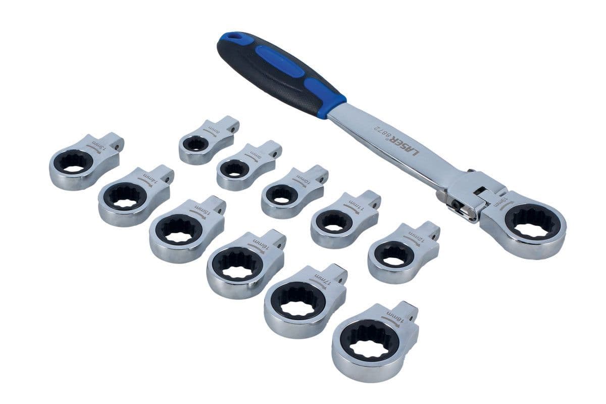 thumbnail image 2 of 10mm Fixed Head Ratchet Spanner – Silverline-Tooltime 675225 2 of 5