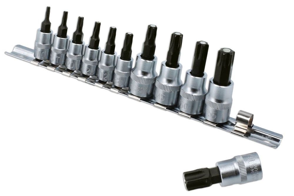 Laser Tools 8898 Magnetic Star Bit Set 11 Piece