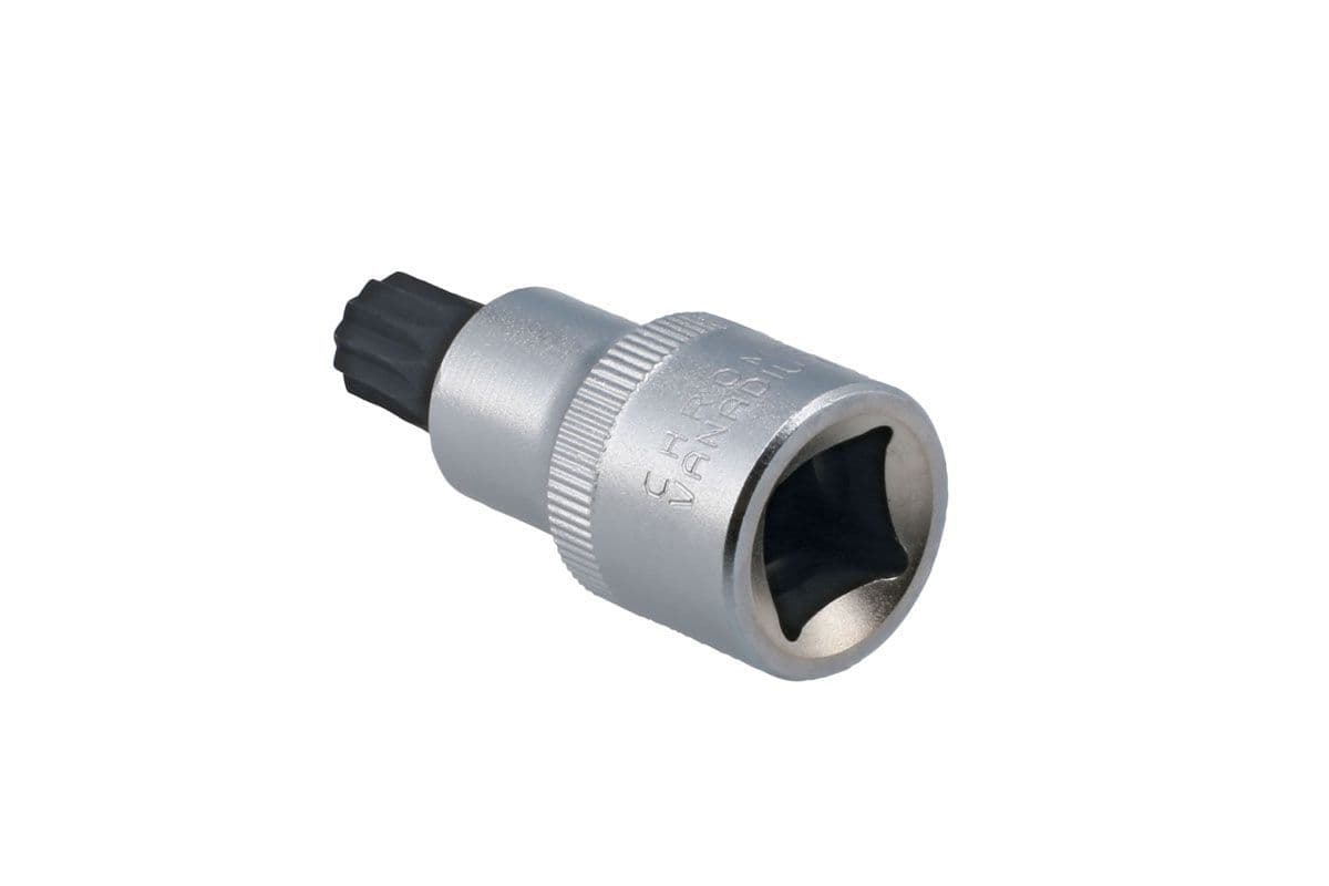 Laser Tools 8923 Magnetic Short Spline Socket Bit Set 1/4