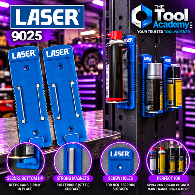 Laser Tools 9025 Magnetic Aerosol Can Holder 3 Piece