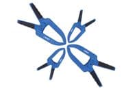 Laser Tools 9245 Composite Plastic Spring-Loaded Clamp Set - 4pc