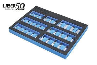 Laser Tools 9301 Magnetic Socket Bit 33 Piece Set
