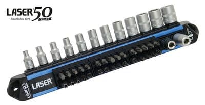 Laser Tools 9329 LocSoc Socket & Bit Set 1/4