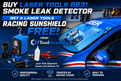 Laser Tools Diagnostic Smoke Leak Detector Kit with Laser Tool Racing Sunshield