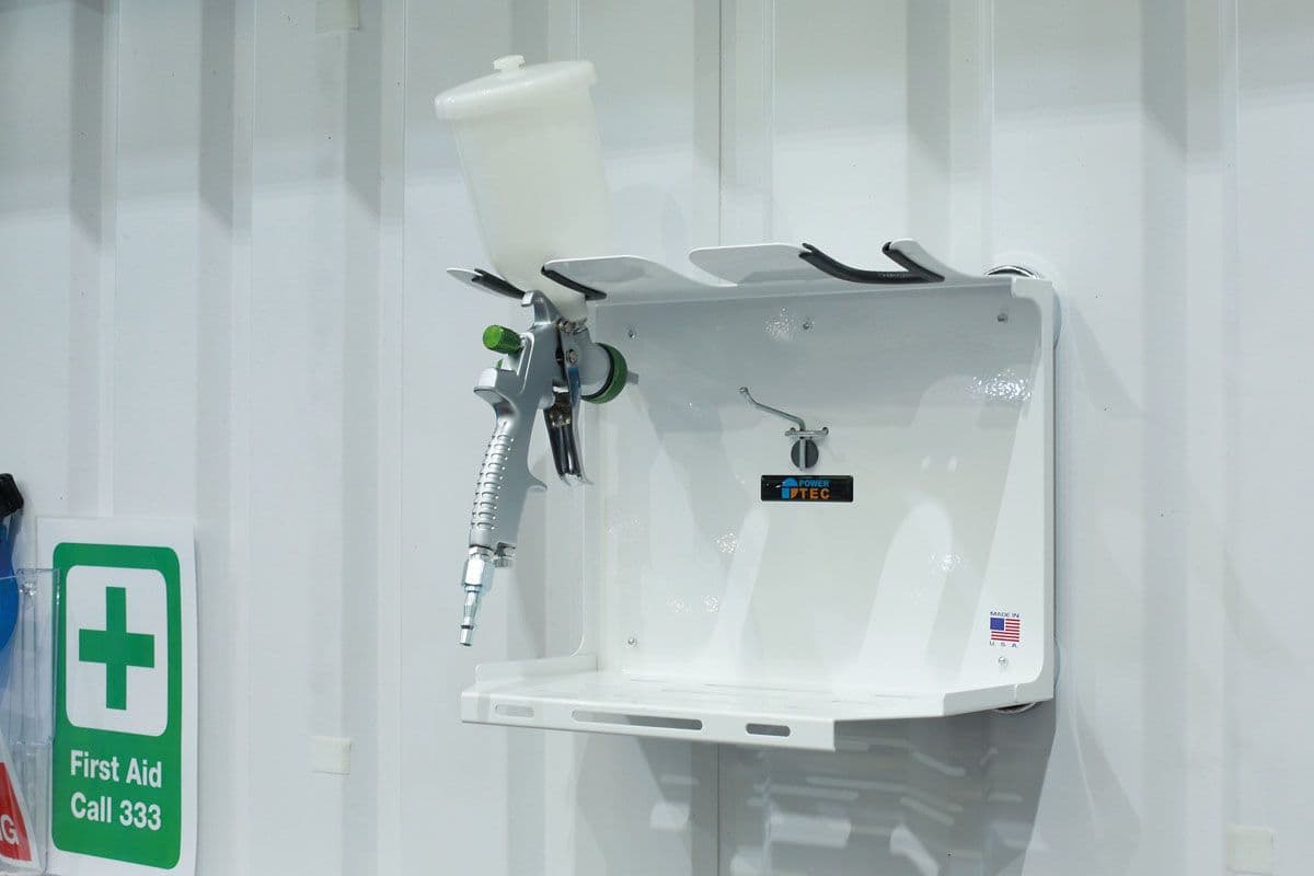 Power-Tec 91422 Supporto Per Pistola A Spruzzo Con Magnete - Per Cabine Di Verniciatura - Foto 6