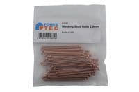 Power-Tec 91831 2.0mm Stud Nails 100 Piece