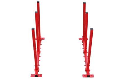Power-Tec 92321 Folding Bumper Rack - Wall Mounted