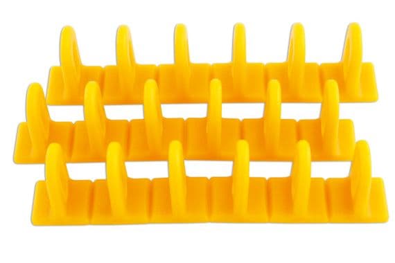Power-Tec 92349 Yellow Multipads 6x50 Pack of 3