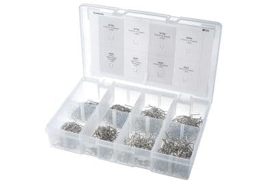 Power-Tec 92382 Assorted Staples For Hot Stapler 800 Piece