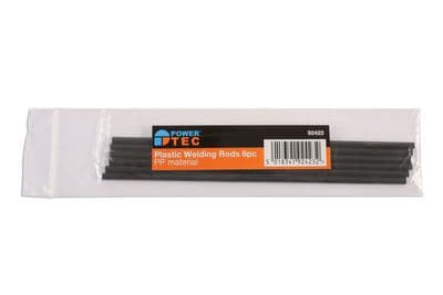 Power-Tec 92423 Polypropylene (PP) Plastic Welding Rods 6 Piece