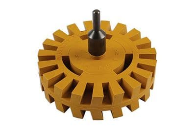 Power-Tec 92429 Fluted Stripe Off Disc with Adaptor