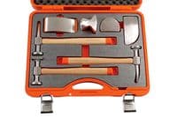 Power-Tec 92430 Aluminium Hammer And Dolly Set 7 Piece