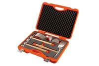 Power-Tec 92430 Aluminium Hammer And Dolly Set 7 Piece