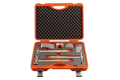 Power-Tec 92430 Aluminium Hammer And Dolly Set 7 Piece