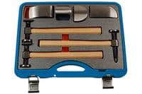 Power-Tec 92437 7 Piece Body Hammer & Dolly Set