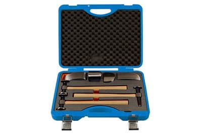 Power-Tec 92437 7 Piece Body Hammer & Dolly Set