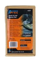 Power-Tec 92597 4 Piece Weld & Pull Clamp Set
