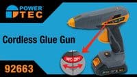 Power-Tec 92663 Cordless Glue Gun 18v