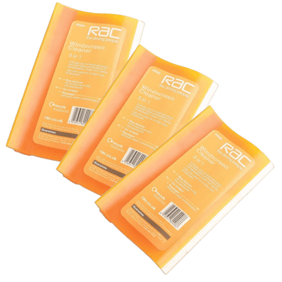 RAC 80008x3 Set Of 3 Windscreen Cleaner 3 Uses In One