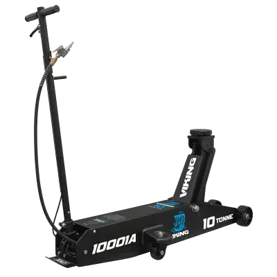 Sealey 10001A Viking Professional Long Reach Air/Manual Operation Trolley Jack 10 Tonne