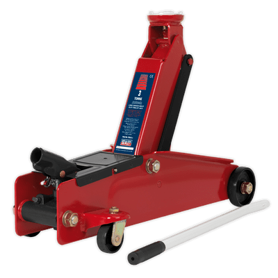 Sealey 1153CX Trolley Jack 3tonne Long Chassis Heavy-Duty