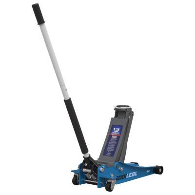 Sealey 2001LEBL Trolley Jack 2.25tonne Low Entry Rocket Lift Blue