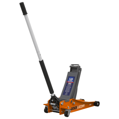 Sealey 2001LEOR Trolley Jack 2.25tonne Low Entry Rocket Lift Orange