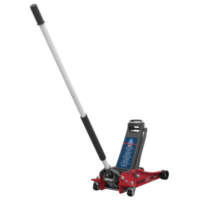 Sealey 3000LE Trolley Jack 3tonne Low Entry Rocket Lift Red