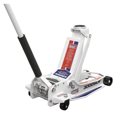 Sealey 3000SER Trolley Jack 3 Tonne Low Profile Rocket Lift