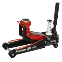 Sealey 3200LEHL Trolley Jack 2/3 Tonne Low Profile/High Lift with Rocket Lift