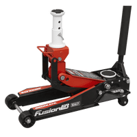 Sealey 3200LEHL Trolley Jack 2/3 Tonne Low Profile/High Lift with Rocket Lift