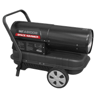 Sealey AB1008 Space Warmer® Paraffin/Kerosene/Diesel Heater 100,000Btu/hr with Wheels