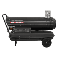 Sealey ABI1000 Indirect Space Warmer® Kerosene/Diesel Heater 102,000Btu/hr with Wheels