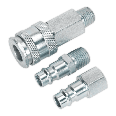 Sealey ACH60 Air Tool Coupling Kit 1/4