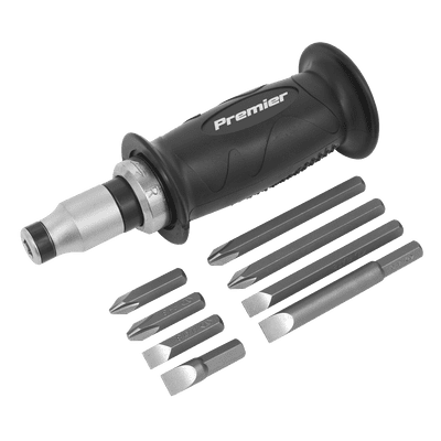 Sealey AK2082 Impact Driver Set 10pc Protection Grip