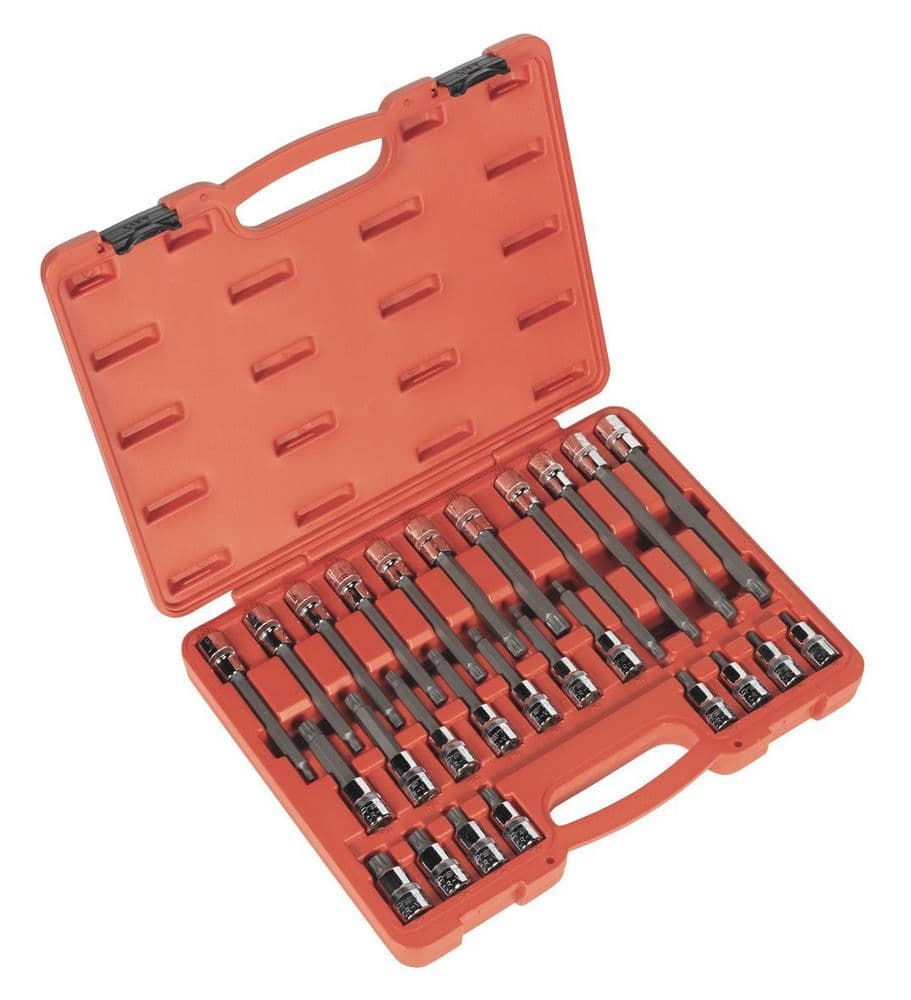 Sealey AK2195 Spline Socket Bit Set 26pc 1/2