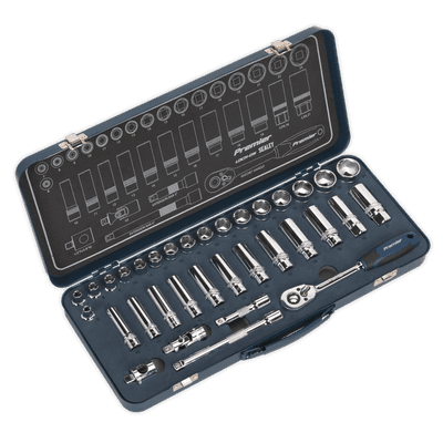 Sealey AK27481 Socket Set 34pc 3/8