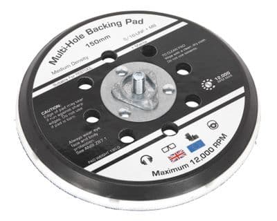 Sealey AK289 Universal Dust-Free Stick-On DA Backing Pad Ø150mm x 5/16