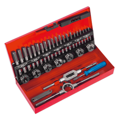 Sealey AK3015 Tap & Die Set 32pc Split Dies - Metric
