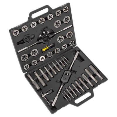 Sealey AK303IMP Tap & Die Set 45pc Split Dies Imperial