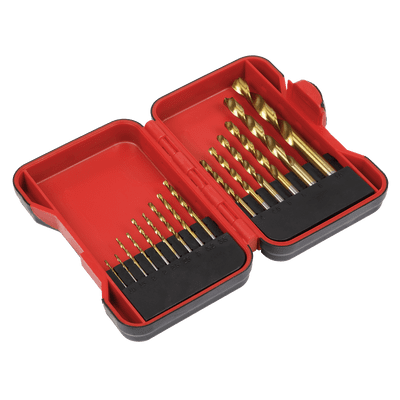 Sealey AK3715HSS HSS Drill Bit Set 15pc
