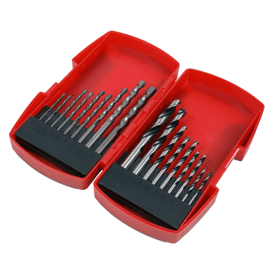 Sealey AK3718MW Wood/Masonry Drill Bit Set 18pc