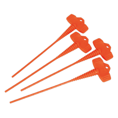 Sealey AK391 Applicator Nozzle Stopper Pack of 4
