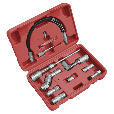 Sealey AK4482 Grease Gun Adaptor Kit 12pc