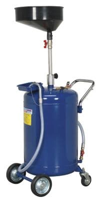 Sealey AK458DX Mobile Oil Drainer 110L Air Discharge