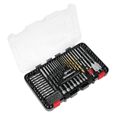 Sealey AK47104 Drill & Bit Accessory Set 104pc