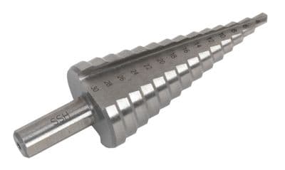Sealey AK4745 HSS 4341 Step Drill Bit 4-30mm Double Flute
