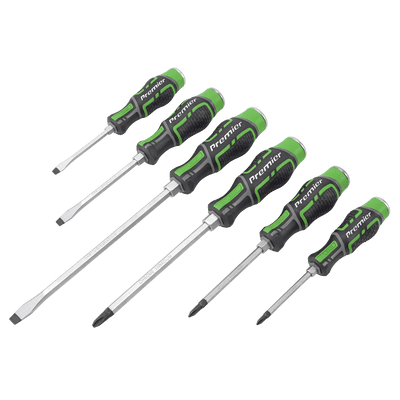 Sealey AK4940HV Hammer-Thru Screwdriver Set Hi-Vis Green 6pc